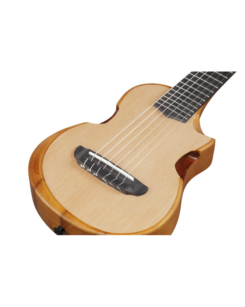 Ibanez AUP10N-OPN AU Piccolo Guitar 6-String - Open Pore Natural + Gig Bag