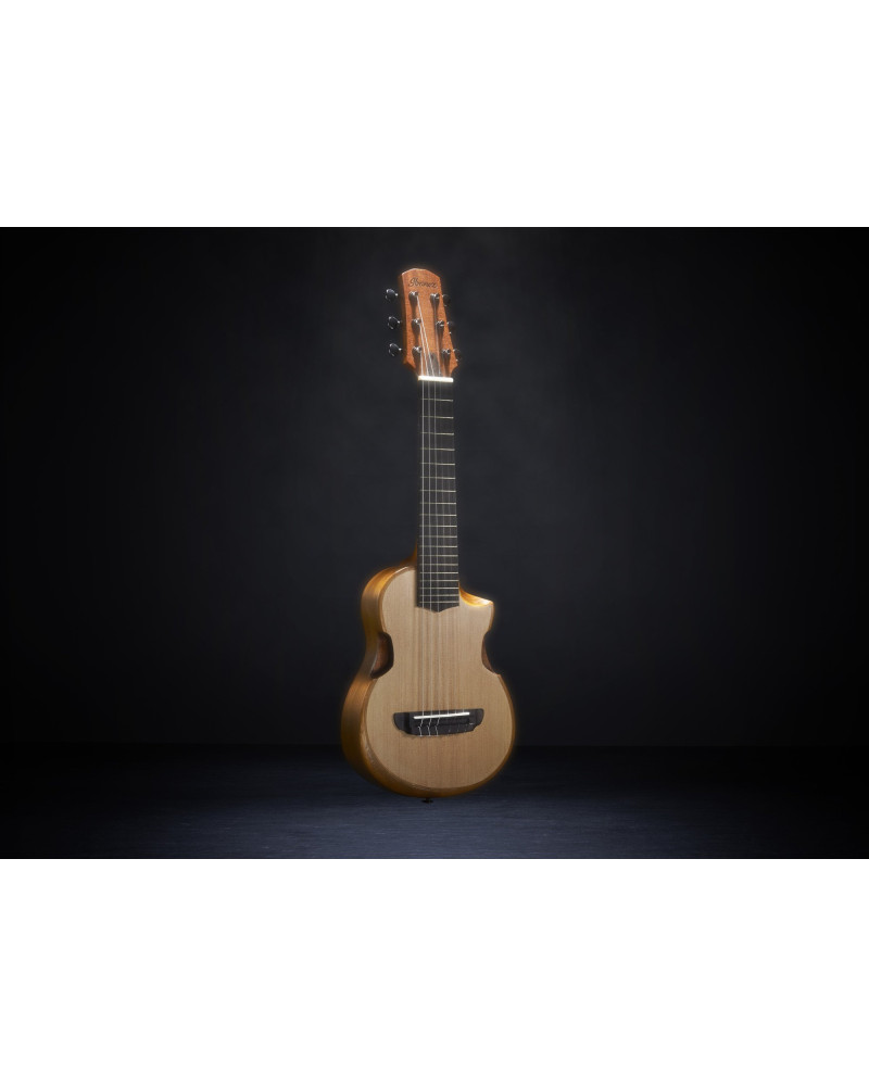 Ibanez AUP10N-OPN AU Piccolo Guitar 6-String - Open Pore Natural + Gig Bag