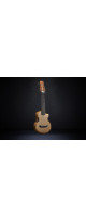 Ibanez AUP10N-OPN AU Piccolo Guitar 6-String - Open Pore Natural + Gig Bag