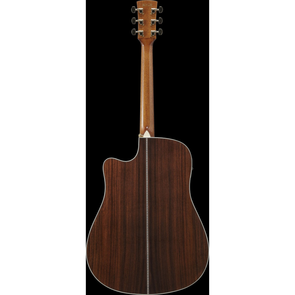 Ibanez AW391RCE-BKH Artwood  AW Acoustic Guitar 6-String - Black Top, Natural High Gloss Back and Sides