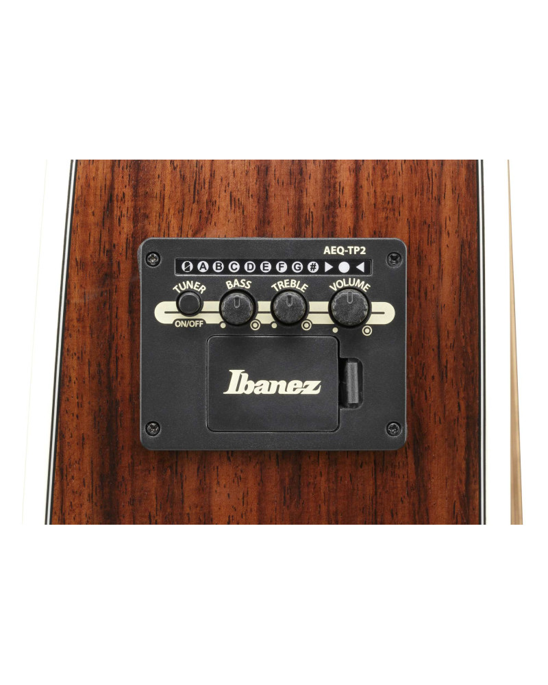 Ibanez AW391RCE-BKH Artwood  AW Acoustic Guitar 6-String - Black Top, Natural High Gloss Back and Sides