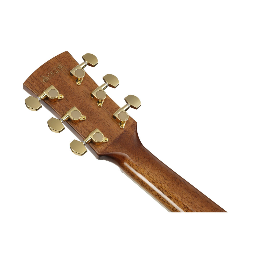 Ibanez AW391RCE-BKH Artwood  AW Acoustic Guitar 6-String - Black Top, Natural High Gloss Back and Sides