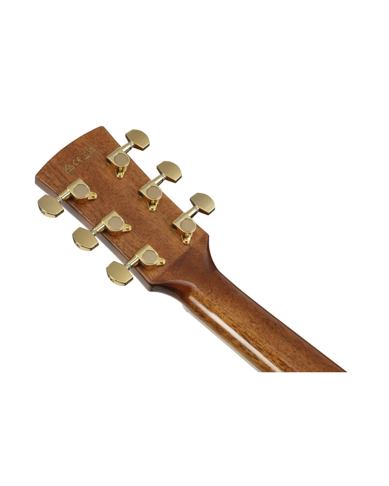 Ibanez AW391RCE-BKH Artwood  AW Acoustic Guitar 6-String - Black Top, Natural High Gloss Back and Sides