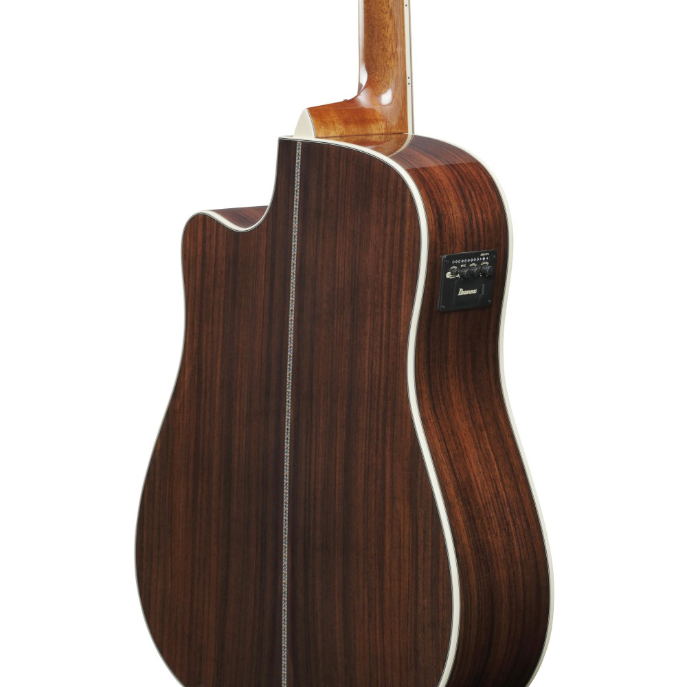 Ibanez AW391RCE-BKH Artwood  AW Acoustic Guitar 6-String - Black Top, Natural High Gloss Back and Sides