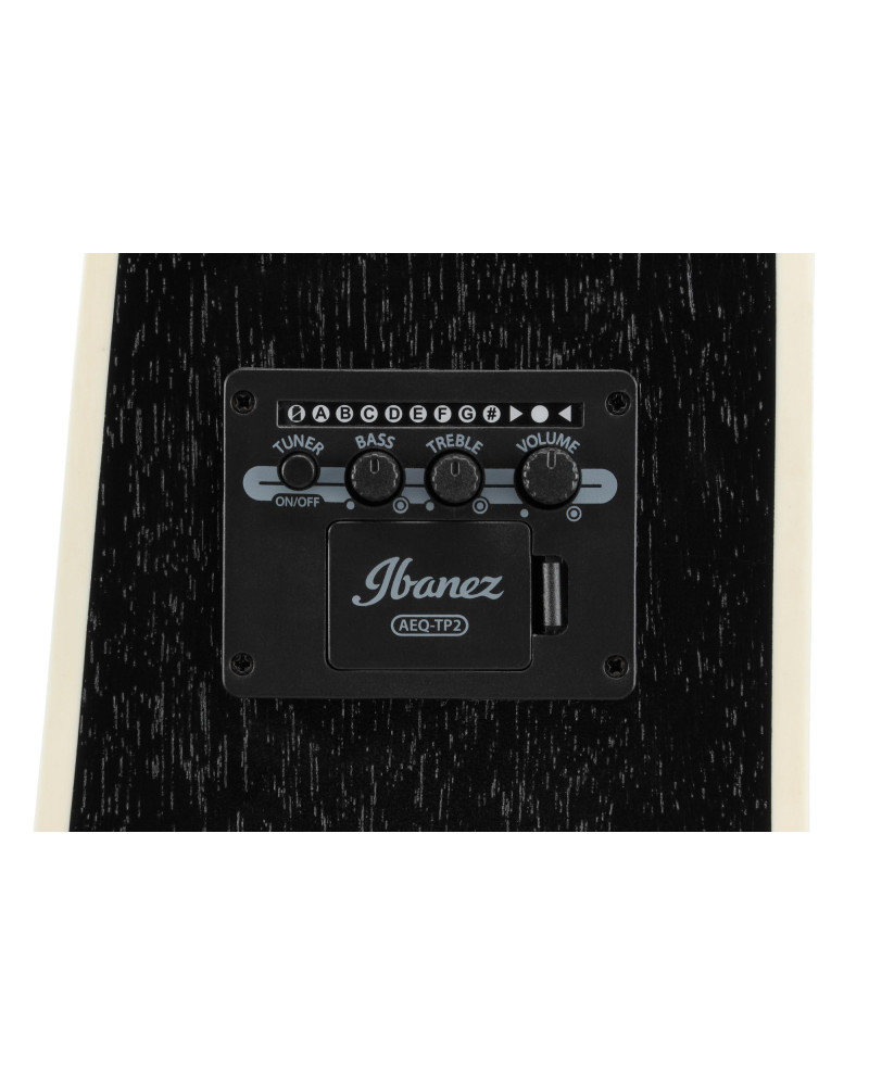 Ibanez AW8412CE-WK Artwood AW Acoustic Guitar 12-String - Weathered Black