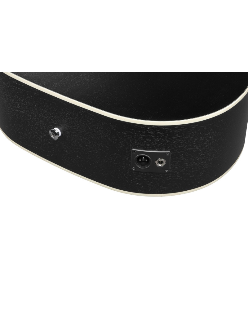 Ibanez AW8412CE-WK Artwood AW Acoustic Guitar 12-String - Weathered Black