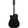 Ibanez AW8412CE-WK Artwood AW Acoustic Guitar 12-String - Weathered Black
