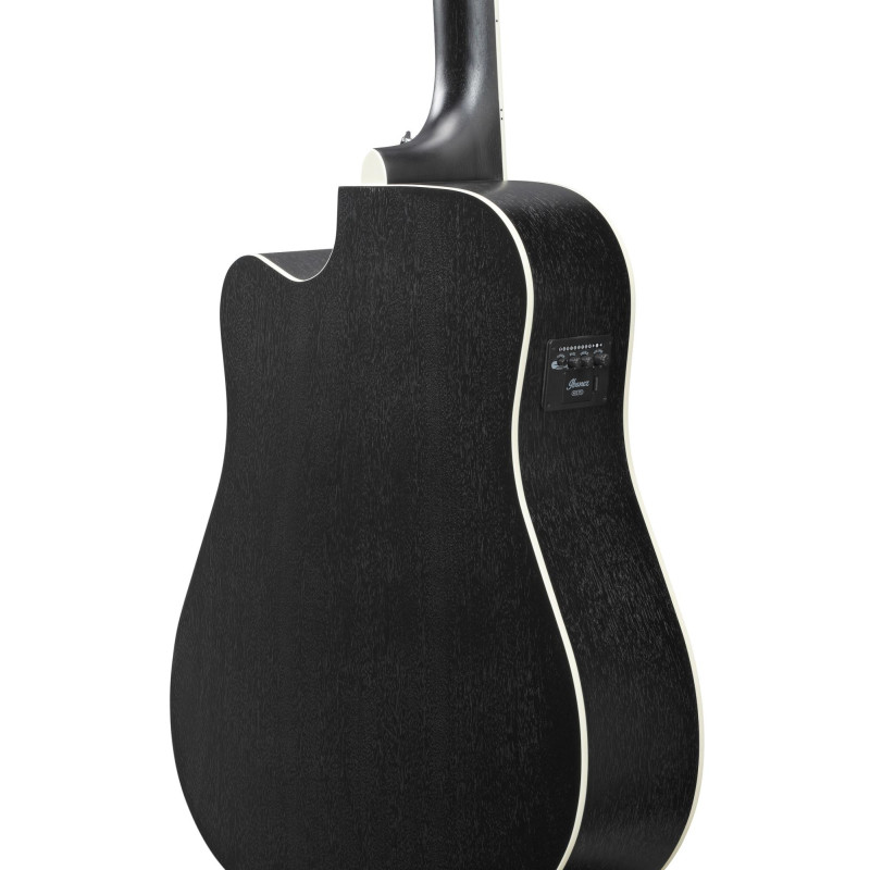 Ibanez AW8412CE-WK Artwood AW Acoustic Guitar 12-String - Weathered Black