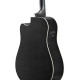 Ibanez AW8412CE-WK Artwood AW Acoustic Guitar 12-String - Weathered Black