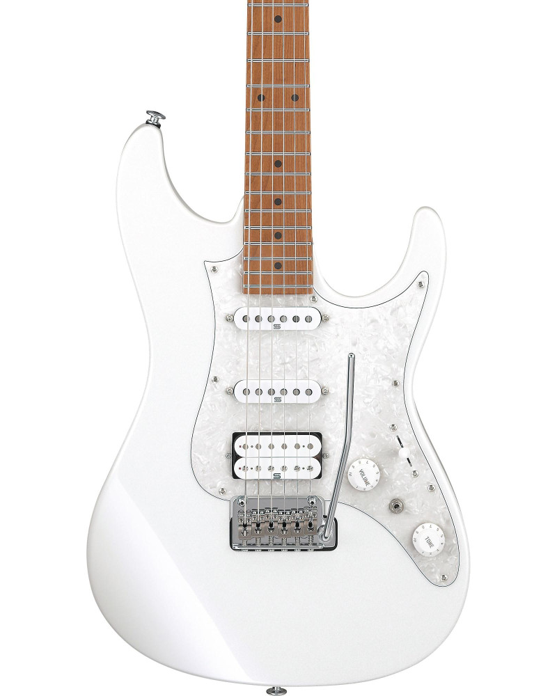 Ibanez AZ2204-PW Prestige AZ Electric Guitar 6-String - Pearl White + Case