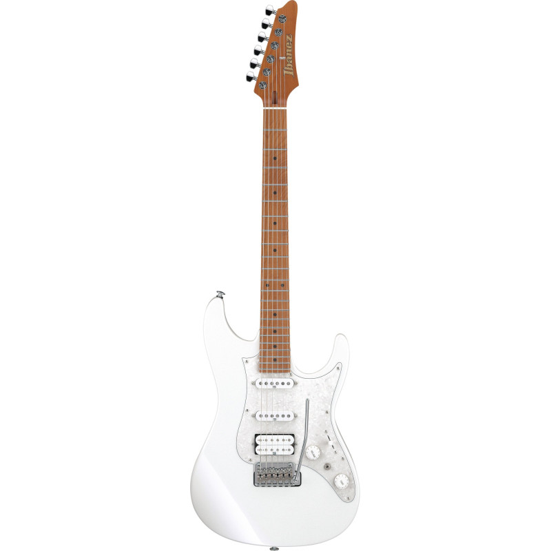 Ibanez AZ2204-PW Prestige AZ Electric Guitar 6-String - Pearl White + Case
