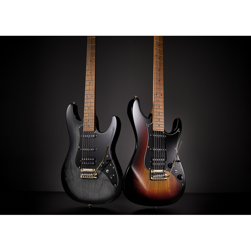Ibanez AZ2204AG-TFB Prestige AZ Electric Guitar 6-String - Tri Fade Burst + Case