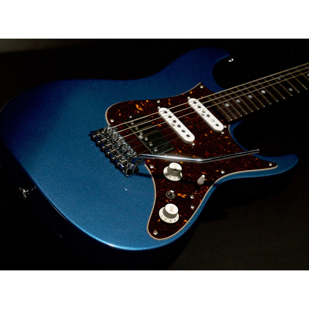 Ibanez AZ2204N-PBM Prestige AZ Electric Guitar 6-String - Prussian Blue Metallic + Case