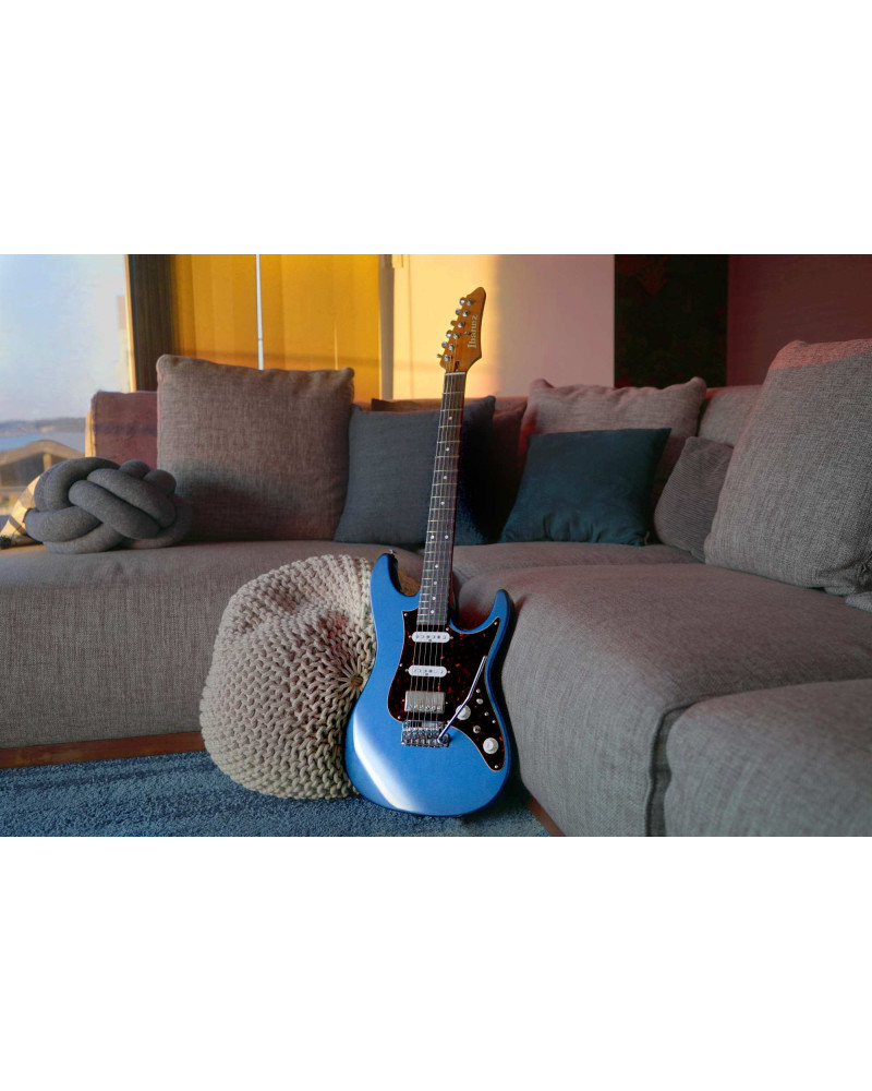 Ibanez AZ2204N-VGF Prestige AZN Electric Guitar 6-String - Ivy Green Metallic Flat + Case