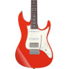 Ibanez AZ2204NW-VR Prestige AZN Electric Guitar 6-String - Vermillion Red + Case