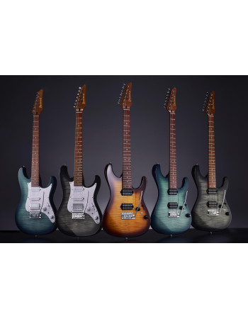 Ibanez AZ22S1F-TKS AZ Electric Guitar 6-String - Transparent Black Sunburst