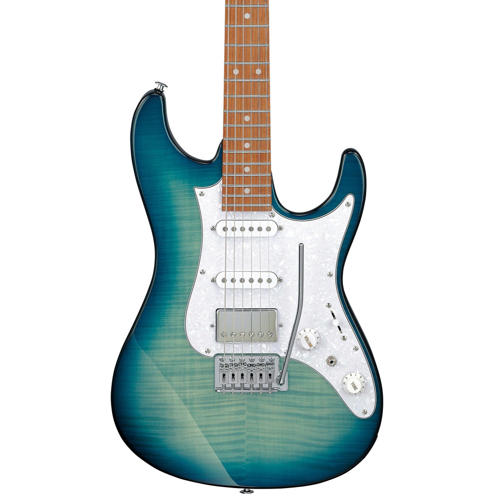 Ibanez AZ22S1F-TXB AZ Electric Guitar 6-String - Transparent Turquoise Burst