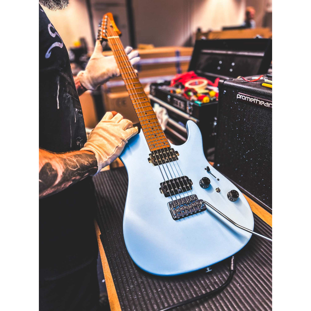 Ibanez AZ2402-PBM Prestige AZ Electric Guitar 6-String - Prussian Blue Metallic + Case