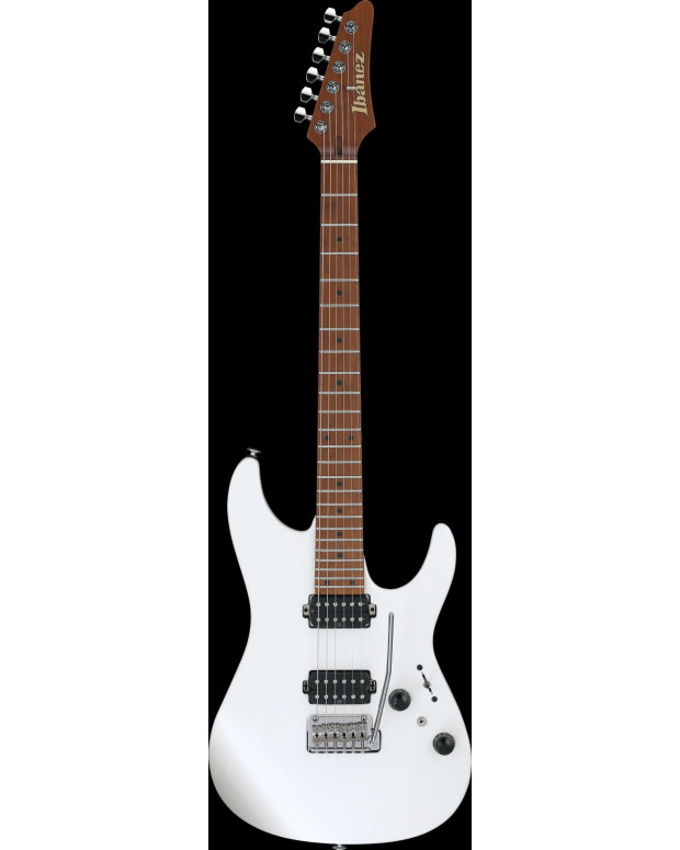 Ibanez AZ2402-PWF Prestige AZ Electric Guitar 6-String - Pearl White Flat + Case (M20AZ)