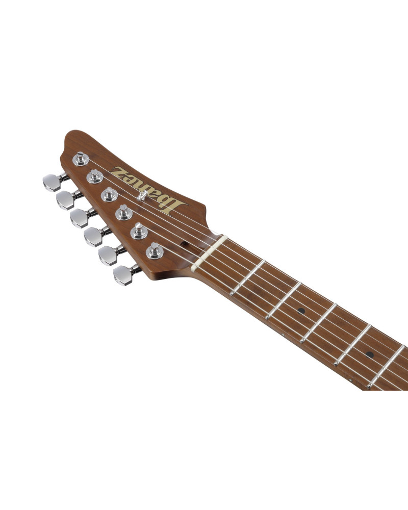 Ibanez AZ2402-PWF Prestige AZ Electric Guitar 6-String - Pearl White Flat + Case (M20AZ)