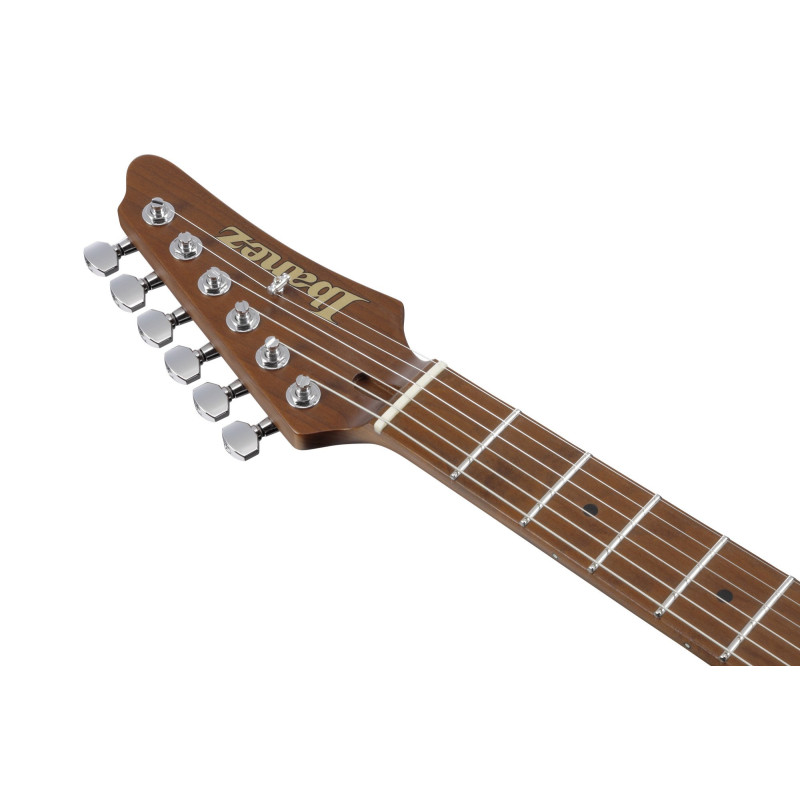 Ibanez AZ2402-PWF Prestige AZ Electric Guitar 6-String - Pearl White Flat + Case (M20AZ)