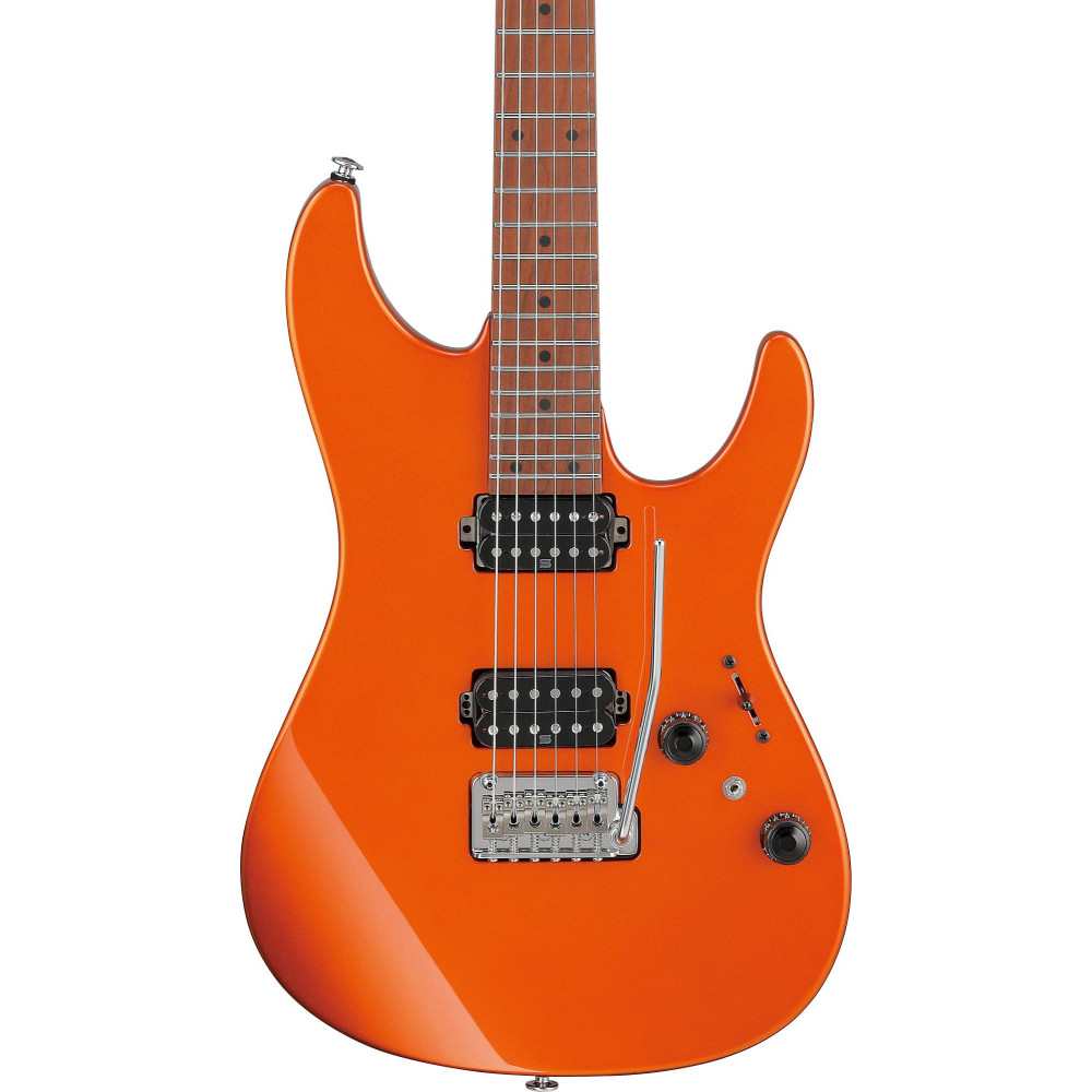 Ibanez AZ2402-ROM Prestige AZ Electric Guitar 6-String - Roadster Orange Metallic + Case