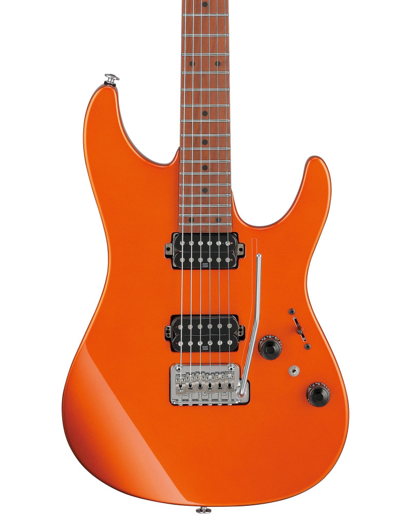 Ibanez AZ2402-ROM Prestige AZ Electric Guitar 6-String - Roadster Orange Metallic + Case