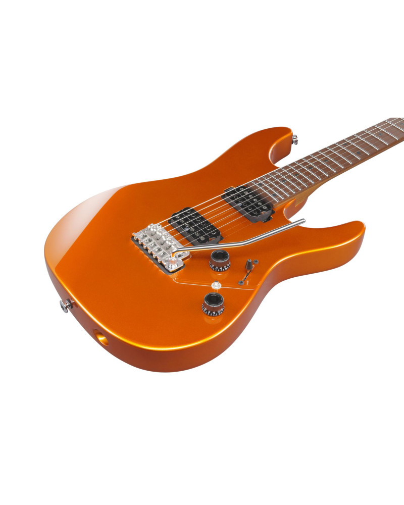 Ibanez AZ2402-ROM Prestige AZ Electric Guitar 6-String - Roadster Orange Metallic + Case