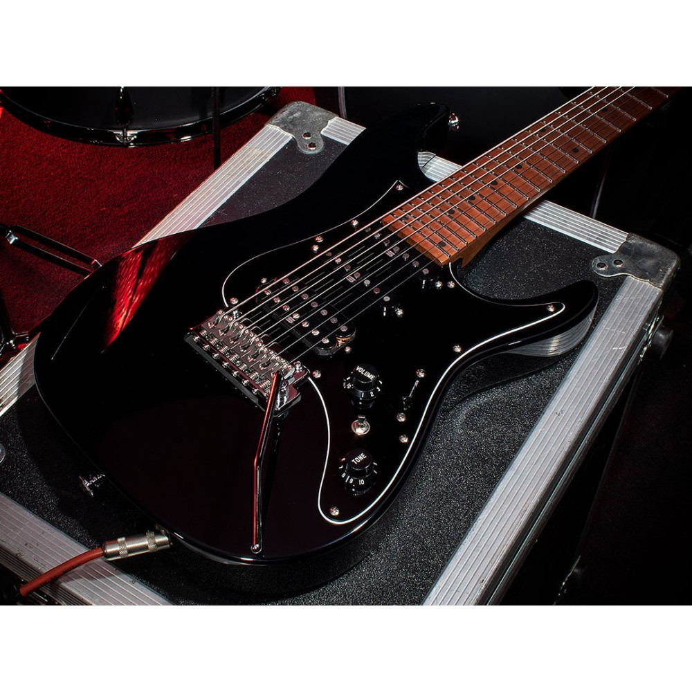 Ibanez AZ24047-BK Prestige AZ Electric Guitar 7-String - Black + Case (M20AZ)