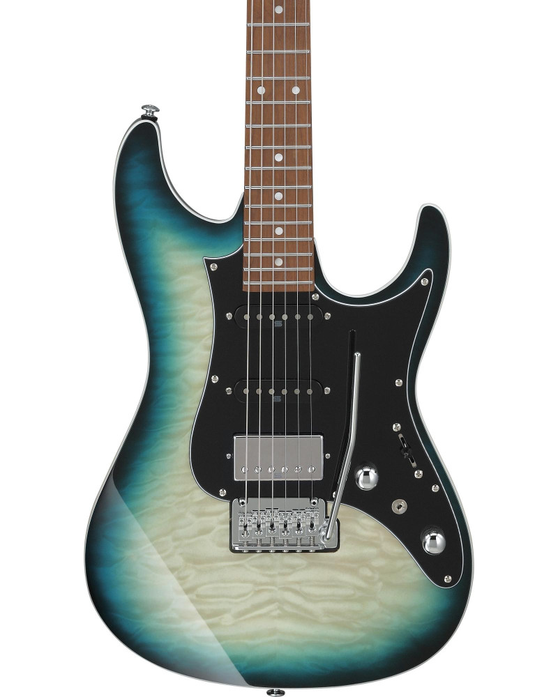 Ibanez AZ24P1QM-DOB Premium AZ Electric Guitar 6-String - Deep Ocean Blonde + Gig Bag