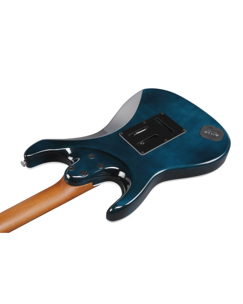 Ibanez AZ24P1QM-DOB Premium AZ Electric Guitar 6-String - Deep Ocean Blonde + Gig Bag