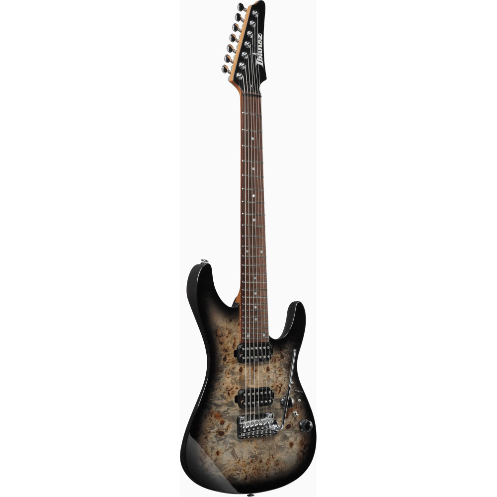 Ibanez AZ427P1PB-CKB AZ Premium Electric Guitar 7-String - Charcoal Black Burst + Gig Bag
