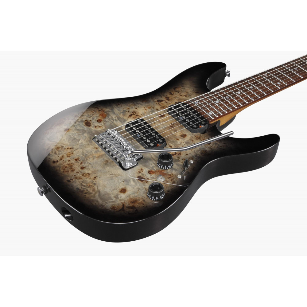 Ibanez AZ427P1PB-CKB AZ Premium Electric Guitar 7-String - Charcoal Black Burst + Gig Bag
