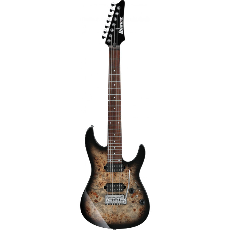 Ibanez AZ427P1PB-CKB AZ Premium Electric Guitar 7-String - Charcoal Black Burst + Gig Bag
