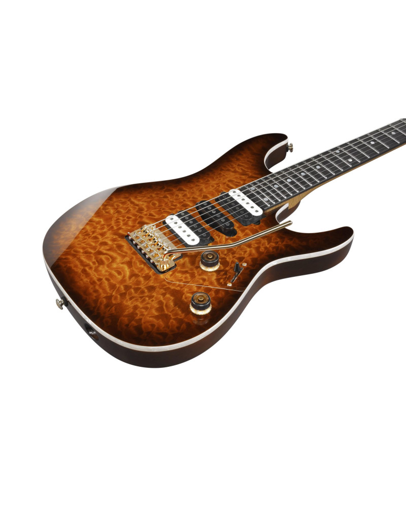 Ibanez AZ47P1QM-DEB Premium AZ Electric Guitar 6-String - Dragon Eye Burst + Gig Bag