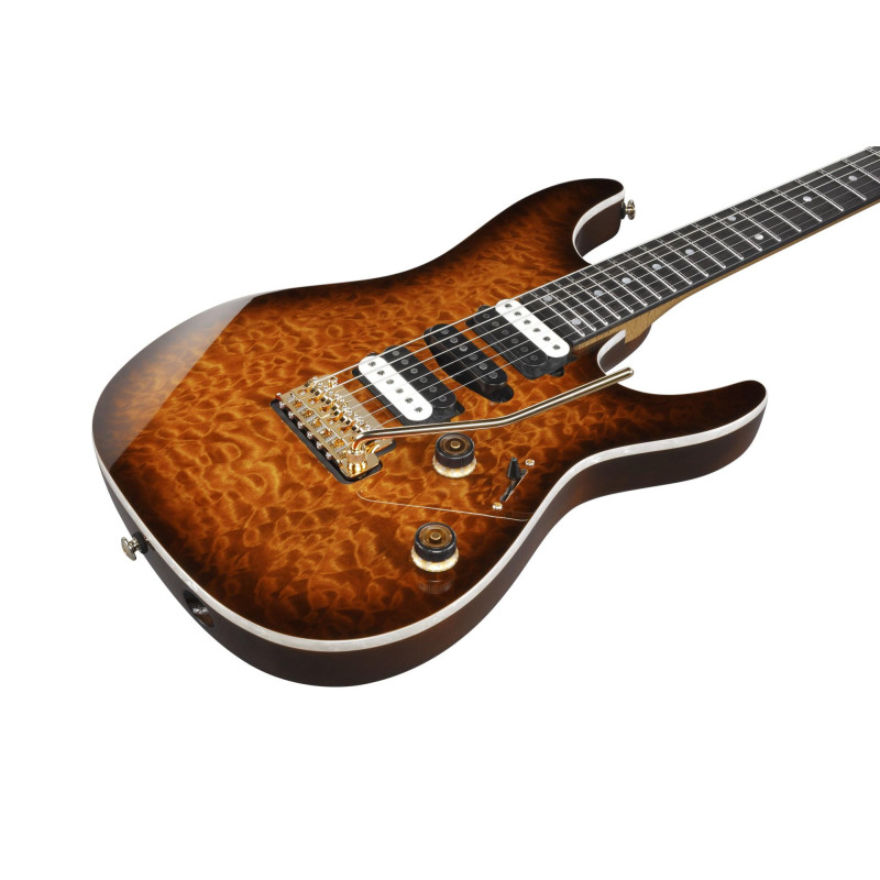 Ibanez AZ47P1QM-DEB Premium AZ Electric Guitar 6-String - Dragon Eye Burst + Gig Bag
