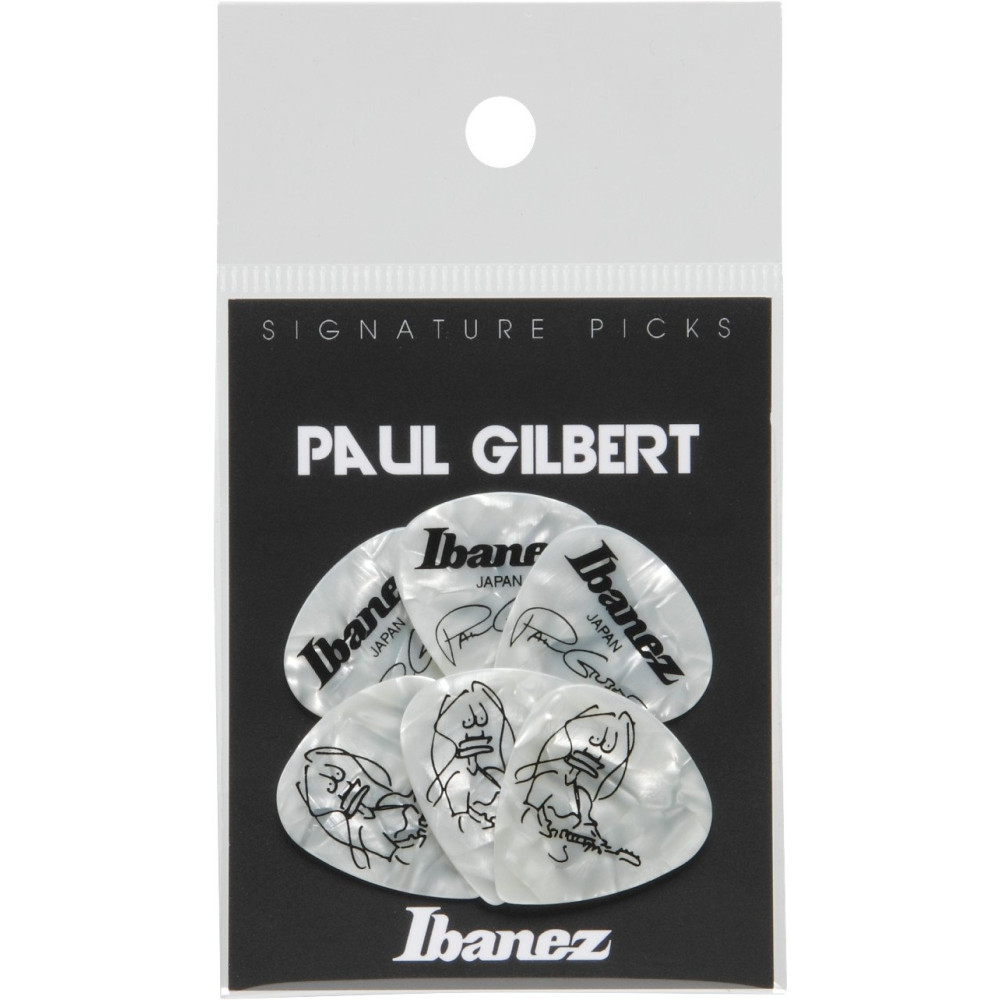 Ibanez B1000PG-PW Paul Gilbert Signature Picks - 6 pcs