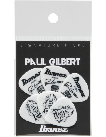 Ibanez B1000PG-WH Paul Gilbert Signature Picks - 6 pcs