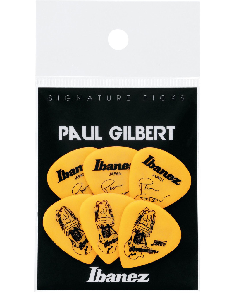 Ibanez B1000PG-YE Paul Gilbert Signature Picks - 6 pcs