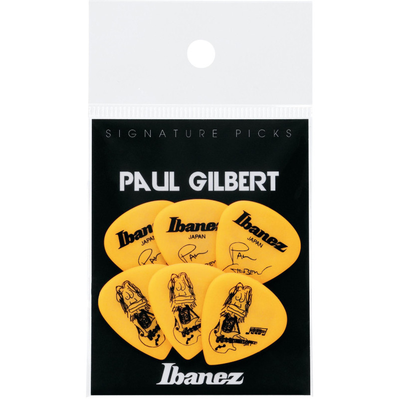 Ibanez B1000PG-YE Paul Gilbert Signature Picks - 6 pcs