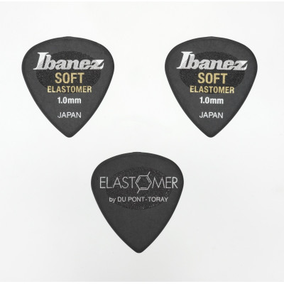 Ibanez BEL16ST10SHBK Elastomer Picks - 3 pcs