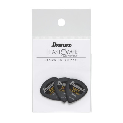 Ibanez BEL16ST10SHBK Elastomer Picks - 3 pcs