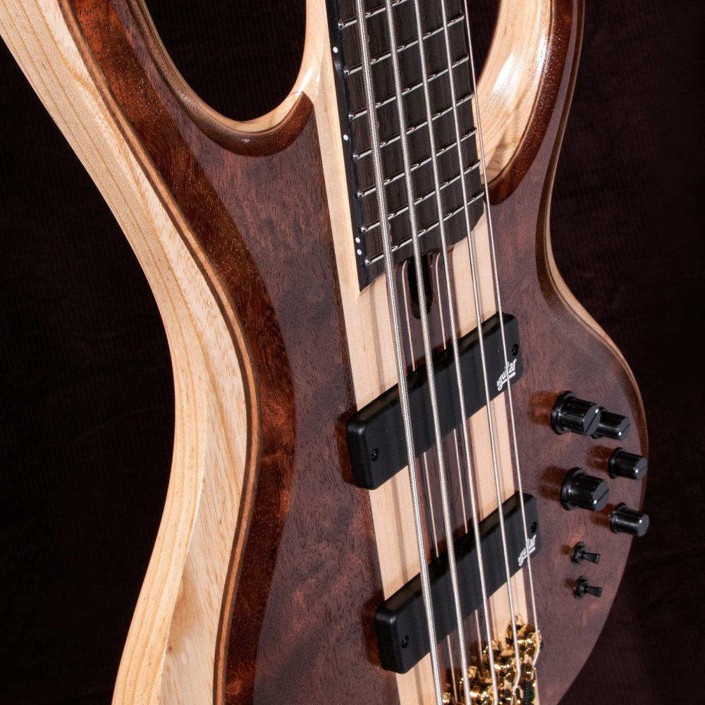 Ibanez BTB1835-NDL Premium BTB Electric Bass 5-String - Natural Shadow Low Gloss + Gig Bag
