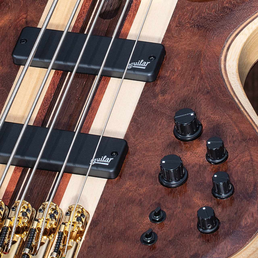 Ibanez BTB1835-NDL Premium BTB Electric Bass 5-String - Natural Shadow Low Gloss + Gig Bag