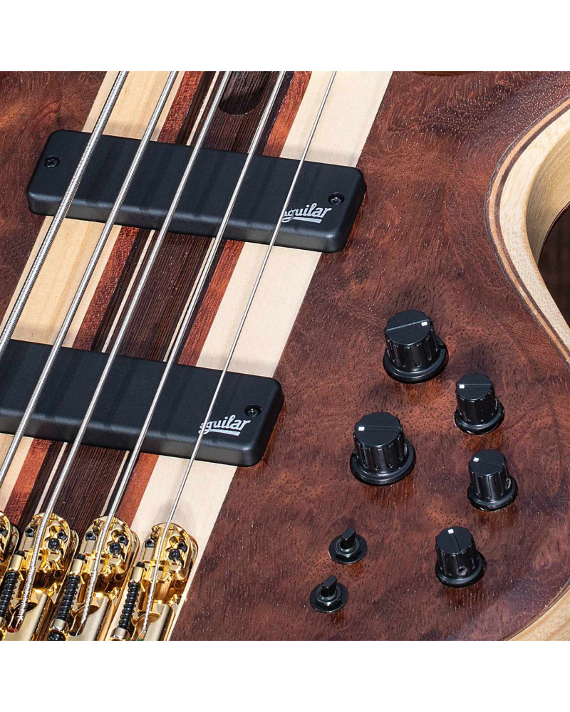 Ibanez BTB1835-NDL Premium BTB Electric Bass 5-String - Natural Shadow Low Gloss + Gig Bag