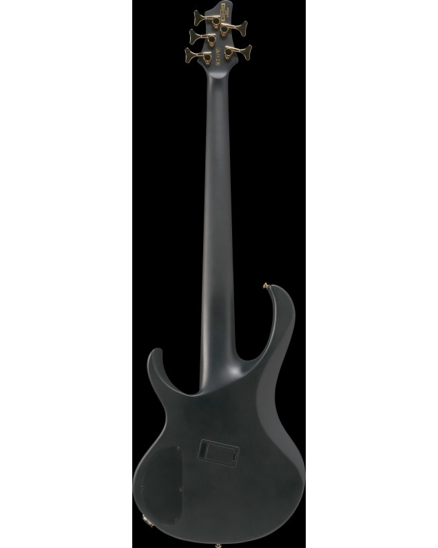 Ibanez BTB605LM-BKF Bass Workshop BTB Electric Bass 5-String Multi Scale - Black Flat Light-Angled