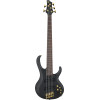 Ibanez BTB605LM-BKF Bass Workshop BTB Electric Bass 5-String Multi Scale - Black Flat Light-Angled