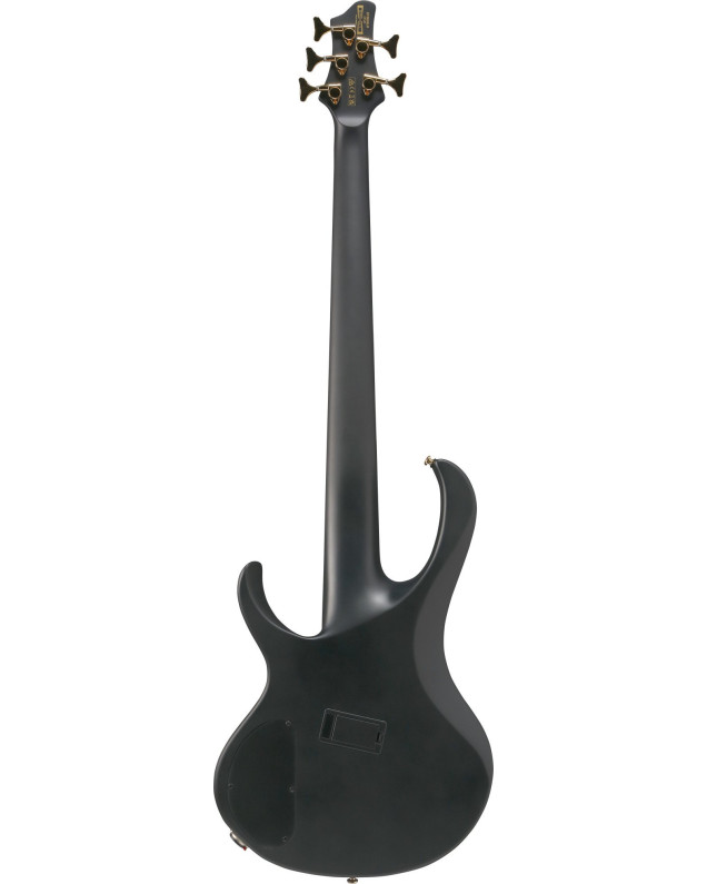 Ibanez BTB605LM-BKF Bass Workshop BTB Electric Bass 5-String Multi Scale - Black Flat Light-Angled