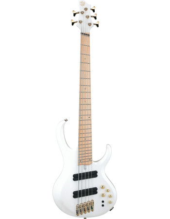 Ibanez BTB605MLM-PWM Bass Workshop BTB Electric Bass 5-String Multi Scale - Pearl White Matte