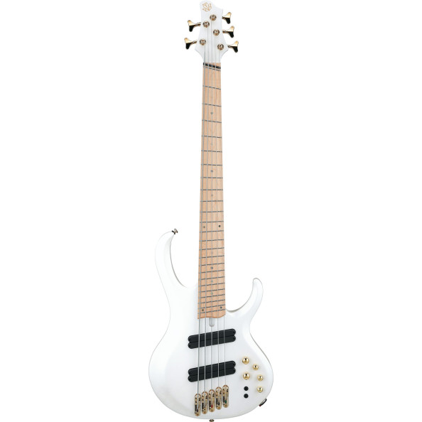 Ibanez BTB605MLM-PWM Bass Workshop BTB Electric Bass 5-String Multi Scale - Pearl White Matte